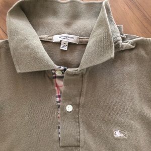 Burberry olive Polo shirt